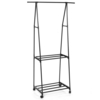 3 IN1 métal placard organisateur armoire étagères kit portatif vêtements de rangement rack