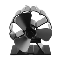 3 lames de poêle à bois ventilateur cheminée feu chaleur bûche brûleur alimenté économie de carburant Ecofan