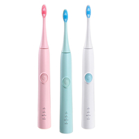 3 modes USB muet brosse à dents électrique Vibration ondes acoustiques Imperméable W / 2 brosses tête