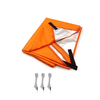 3 mètres équilatéral Triangle pare-soleil voile auvent jardin patio auvent UV bloc écran solaire extérieur avec corde co