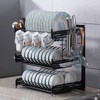 3 niveaux cuisine vaisselle égouttoir bols baguettes support de rangement plat séchage égouttoir étagère titulaire organ