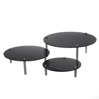 3 niveaux ronde cuisson acrylique gâteau Cupcake Stand de refroidissement Rack Dessert affichage titulaire fête de maria