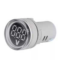 3 Pcs AC20-500V LED Grand Affichage Tension Mètre Jauge Numérique Volt Indicateur Signal Lampe Voltmètre Lumières Testeu