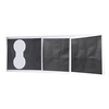 3 pcs Car Center Console Décoratif Garniture Film Wrap PVC Autocollants pour Tesla Modèle 3