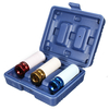 3 pcs CR-MO 1/2 "17mm 19mm 21mm Alliage Écrou Impact Roue Socket Set Mur Socle Impact Profond