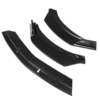 3 Pcs En Fiber De Carbone Avant Pare-chocs Protecteur Lèvre Spoiler Couvre Garniture Pour Mercedes Benz Classe CLA W117