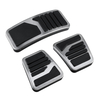 3 Pcs Manuel MT Pédales De Frein Dembrayage En Acier Inoxydable Accélérateur En Métal Universel Pour Mitsubishi