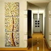 3 Pcs Moderne Art Vie Arbre Impression À Lhuile Peintures Murales Image Peintures Sans Cadre Décor À La Maison