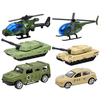 3 PCS Modèle Jouets Avion Voiture Racing Militaire En Alliage Véhicule Ingénierie Modèle Construction Cadeau Décor