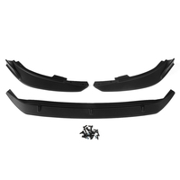 3 PCS noir mat pare-chocs avant lèvre becquet couvercle garniture pour Ford Focus 2019