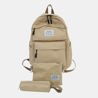 3 PCS sac à dos décontracté sac à bandoulière sac à bandoulière pour hommes femmes