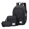 3 Pcs Sac À Dos Sac Décole Dordinateur Portable Sac En Toile Cross Body Sacs Camping Voyage Sac À Main Stylo S