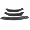 3 Pcs Voiture Noir Mat Pare-chocs Avant Lèvre Spoiler Protecteur Couverture Garniture Pour Mercedes Classe CLA W117 2016