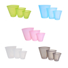 3 PCS Zip Lock Silicone Alimentaire Fruits Conteneurs Sac De Rangement Tasses Non-toxique Sans Odeur Frais Sacs Étanches