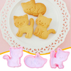 3 pièces / ensemble chat Cookie Biscuit plongeur coupe Fondant gâteau moule cuisson moule outils de cuisine