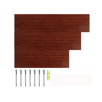 3 pièces / ensemble étagères murales en bois étagère étagère de rangement étagère décorations suspendues support organis