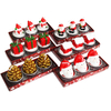 3 pièces 2020 bougies de noël Santa maison bonhomme de neige arbre de noël paraffine bougies de noce bougies décor lumiè