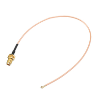 3 pièces 50 CM rallonge U.FL IPX à RP-SMA connecteur femelle antenne RF câble de queue de cochon fil Jumper pour carte P