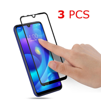 3 pièces Bakeey protection décran en verre trempé anti-explosion à couverture complète pour Xiaomi Redmi 7/Redmi Y3