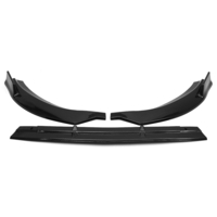 3 pièces en fibre de carbone avant pare-chocs protecteur lèvre becquet couvre garniture pour Mercedes Vito 2015-2019