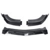 3 pièces en fibre de carbone couleur pare-chocs avant lèvre becquet couvercle garniture pour Mercedes-Benz W204 2008-201
