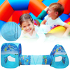3 pièces enfants jouer tente avec tunnel pliant rampant tunnel Playhouse intérieur jardin extérieur