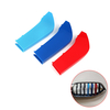 3 pièces garniture de couverture de gril modification de voiture insérer des autocollants bande de clip pour BMW série 8
