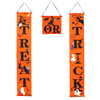 3 pièces Halloween bannière suspendue sticker mural porte porche signe bannière Halloween décoration intérieur extérieur