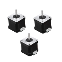 3 pièces HANPOSE 17HS4401-S 40mm Nema 17 moteur pas à pas 42 moteur 42BYGH 1.7A 40N.cm moteur 4 dérivations pour imprima