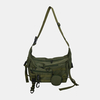 3 pièces hommes Nylon forme de boulette trois-en-un cool élégant sport hippie sac bandoulière sac à bandoulière sac Hobo