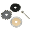 3 pièces HSS Mini lame de scie émeri bois plastique cuivre aluminium Soft feuille de coupe en métal accessoires de broye