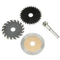 3 pièces HSS Mini lame de scie émeri bois plastique cuivre aluminium Soft feuille de coupe en métal accessoires de broye
