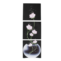 3 pièces impression sur toile peintures fleur peinture à lhuile décoration murale impression décorative Art photo s
