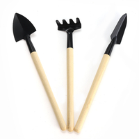 3 pièces Mini outils de jardinage ensemble pelle + râteau + pelle plantes succulentes fleurs en pot outils de jardin