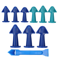 3 pièces multi-fonction colle colle buse grattoir mastic finition propre décapant outil
