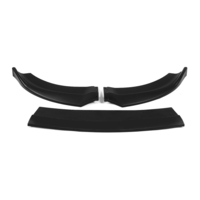 3 pièces noir mat pare-chocs avant lèvre Spoiler séparateur noir mat pour Dodge Charger SRT 2015-2019