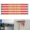 3 pièces porte-outil magnétique barre organisateur support de rangement couteau clé pinces main outil de stockage