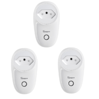 3 pièces SONOFF S26 10A AC90V-250V prise WIFI intelligente BR prise sans fil prises de courant interrupteur domestique i