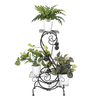 3 pneus en fer forgé plante support étagère à fleurs pour support balcon Simple intérieur salon café Bar jardin pot de f