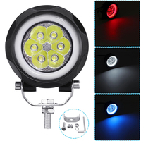 3 pouces 60W LED travail lumière voiture cercle phares phares antibrouillard tout-terrain véhicule IP67 6000K