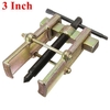 3 pouces 75mm deux mâchoire roue dentée de boulon de bras portant l