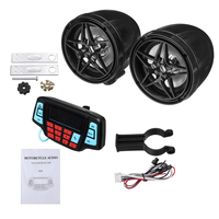 3 pouces BT système audio de moto USB SD FM Radio MP3 haut-parleurs 12V