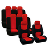 3 rangées 8 sièges 14pcs voiture avant siège arrière housse de protection coussin ensemble complet Van SUV
