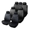 3 rangées de voiture avant protecteur de couverture de siège arrière ensemble en cuir PU pour 8 sièges SUV