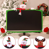 3 style noël ordinateur portable LCD écran moniteur décor housse 19-27 "