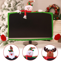 3 style noël ordinateur portable LCD écran moniteur décor housse 19-27 "