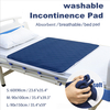 3 tailles Underpad Lavable Absorbant Bed Pad Incontinence Protège-matelas réutilisable Underpad Lavable pour lincon