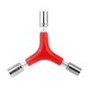 3 Voies Hexagone Clé Clé Socket Vélo Outil De Réparation Clé Triangle Vélo Mountain Repair Tool
