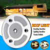3 W Interrupteur Tactile LED Toit De Voiture Lampe De Lecture Dimmable Jour Nuit Lampe pour Caravanes Bateaux DC10-30V