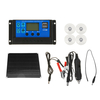 30-90A Kit de panneau solaire double port USB Batterie chargeur LCD contrôleur avec 4 ventouses
